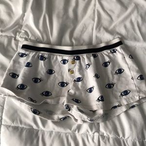Cute eyeball PJ shorts